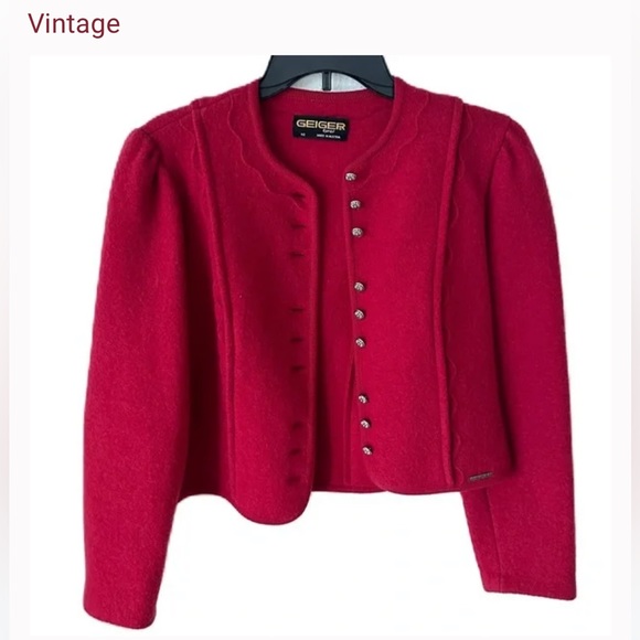 Vintage Geiger Austria Tyrol Wool Jacket - Women - Picture 7 of 9